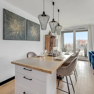 Chlebova - Riverside View Terrace, Free Parking, Gym & Kidsplay By Downtown Danzig